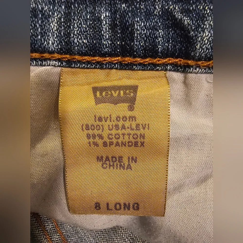 Levi's 505 Straight Leg Denim Jeans Blue Women's Size 8L 30x32